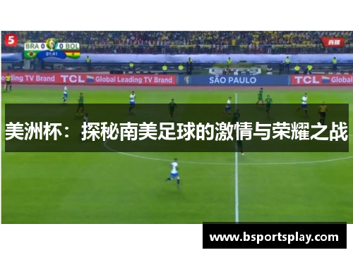 美洲杯：探秘南美足球的激情与荣耀之战